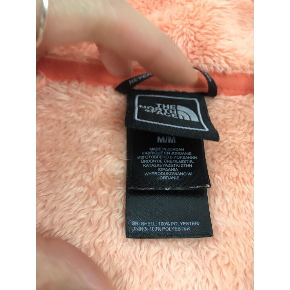 The North Face Osito 2 Full Zip Fleece Jacket Frosted Orange Coral Womens M READ - Picture 4 of 12
